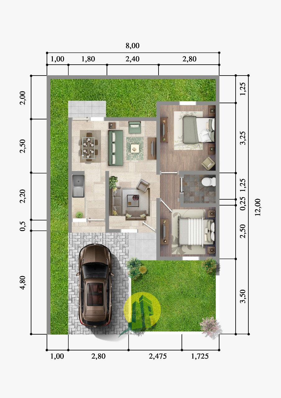 jatiranggon residence - denah.jpg