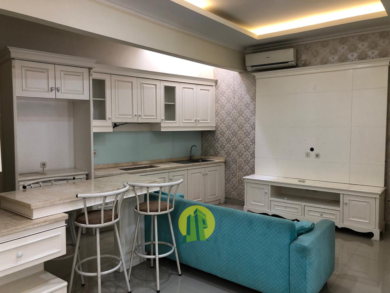dapur dan ruang keluarga