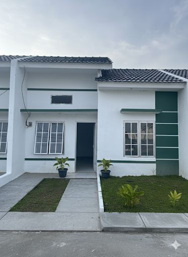 Rumah subsidi tampak depan